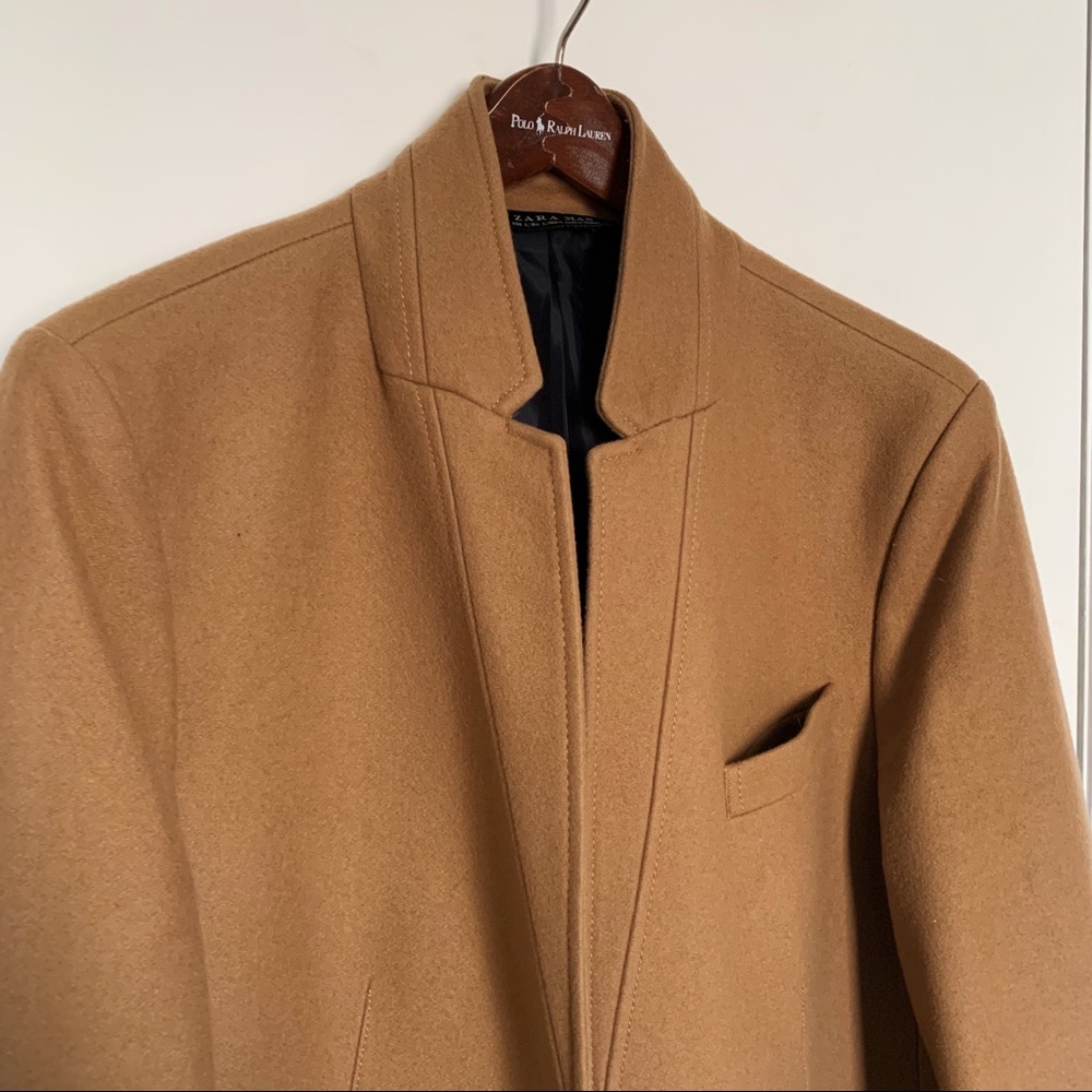 Zara Man Convertible Lapel Coat